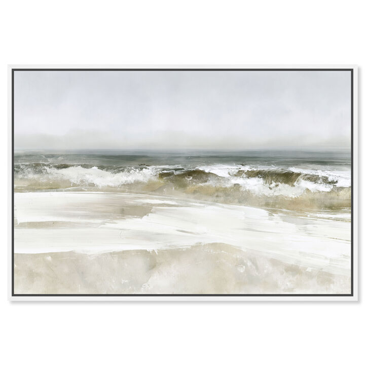 Fading Coast II Abstract Canvas Print by Art Remedy