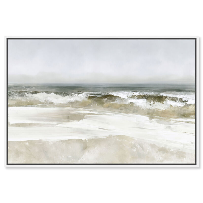 Fading Coast II Abstract Canvas Print by Art Remedy image number 0