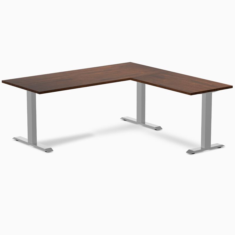 Desky Zero Rubberwood L-Shape Office Desk image number 0