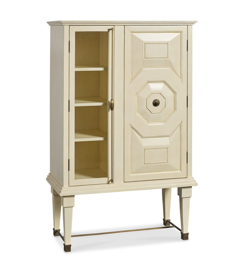 Art White Bar Cabinet