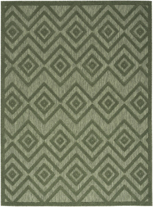 HomeRoots Geometric Indoor Outdoor Area Rug
