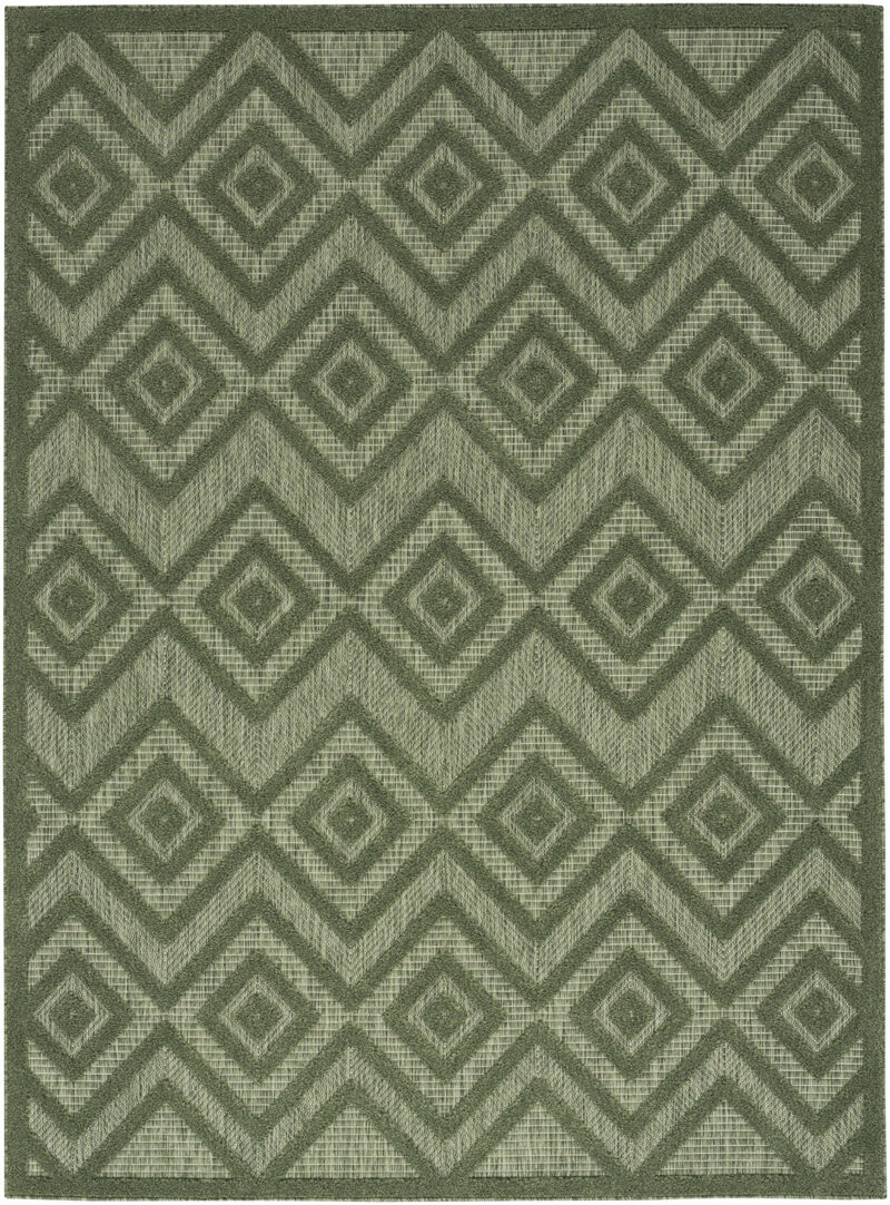 HomeRoots Geometric Indoor Outdoor Area Rug image number 0