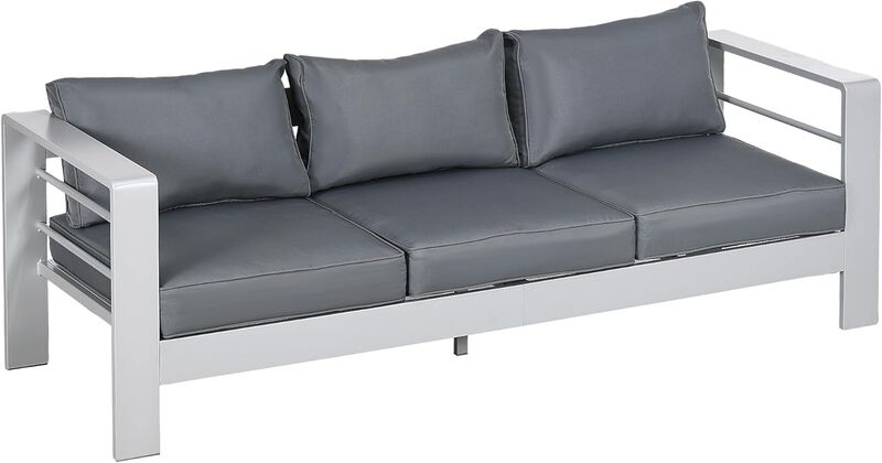 Aluminum Outdoor Sofa With Wide Armrest