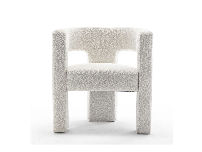 Herbert Modern Boucl&eacute; Armchair