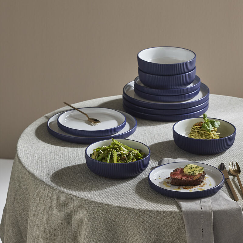Christian Siriano Laro Stoneware 24 Piece Dinnerware Set
