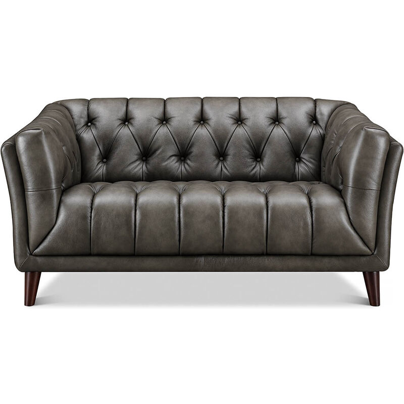 Targa Top Grain Leather Loveseat