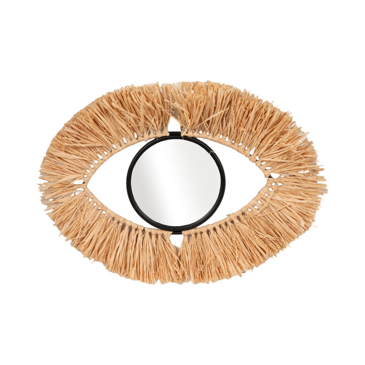 24" Mirrored Eye Wall Deco
