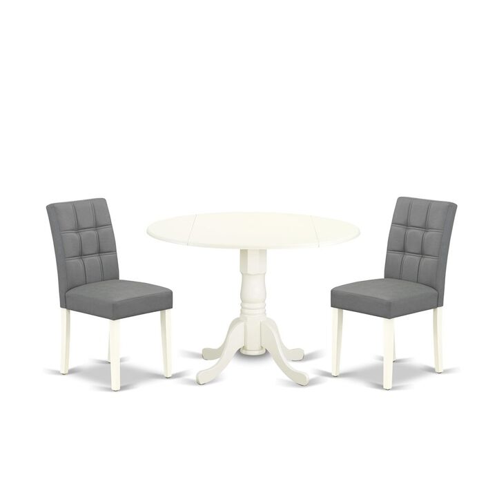 3 Piece Dining Table Set consists A Wooden Table