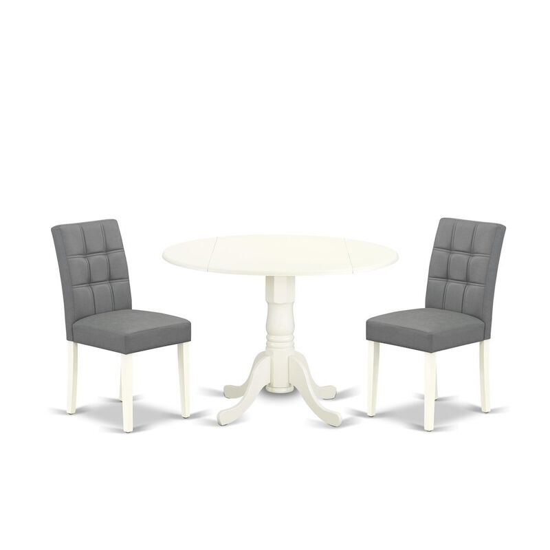 3 Piece Dining Table Set consists A Wooden Table