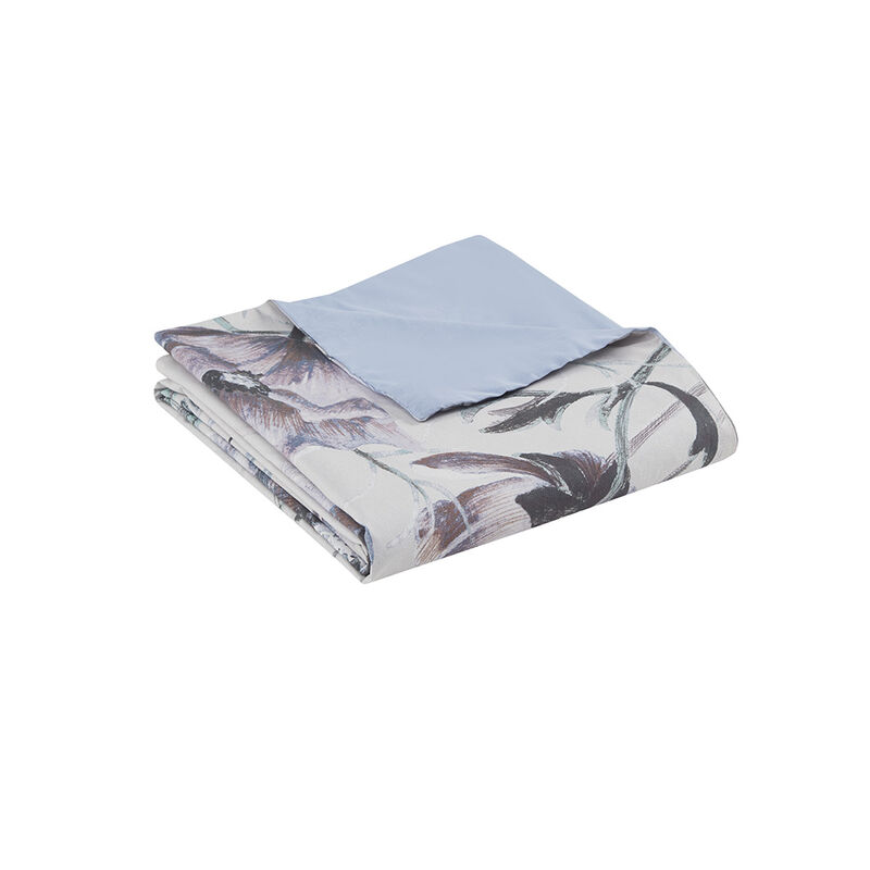 Gracie Mills Kyrie 3-Piece Cotton Printed Duvet Cover Set