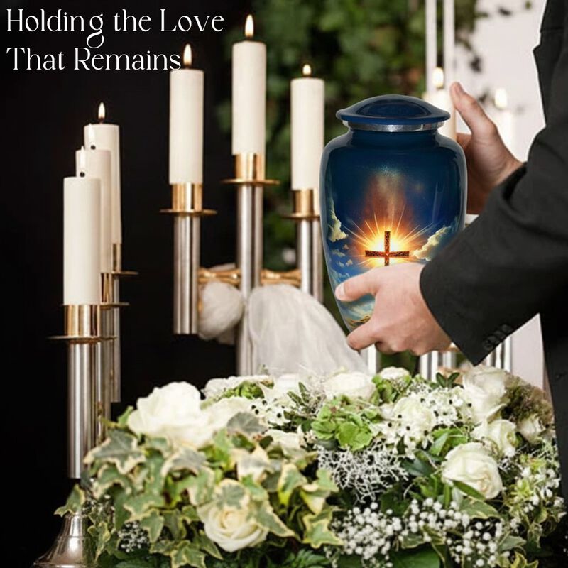 Cross memorial urn image number 3