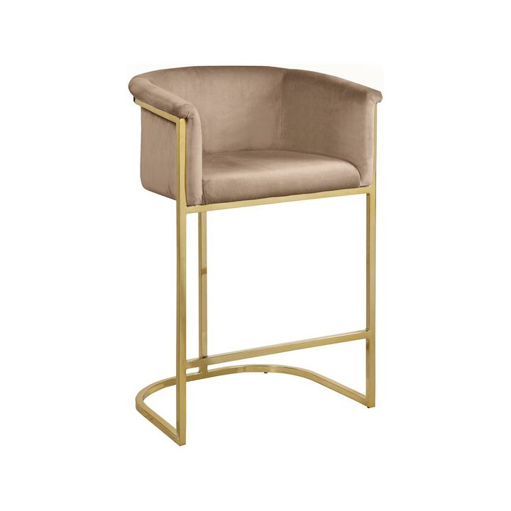 Meridian Furniture Donatella Velvet Stool
