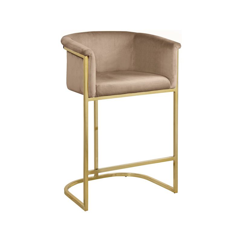 Meridian Furniture Donatella Velvet Stool