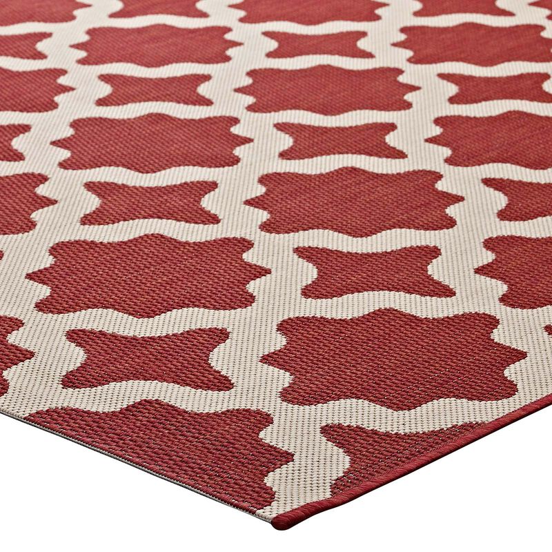 Cerelia Moroccan Trellis 9x12 Indoor and Outdoor Area Rug image number 3