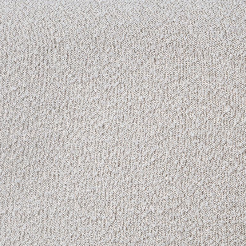 Meridian Furniture Nash Cream Boucle Fabric Queen Bed