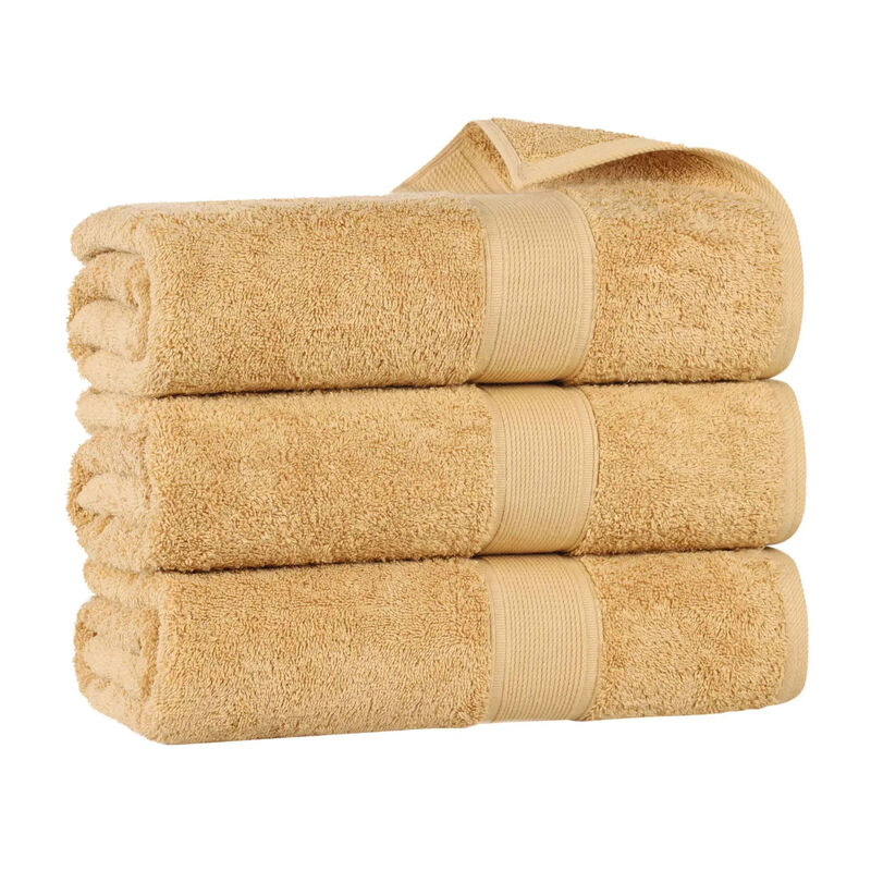 Organic Cotton Bath Towel Set of 3 &ndash; Medium Weight & Quick-Dry image number 0