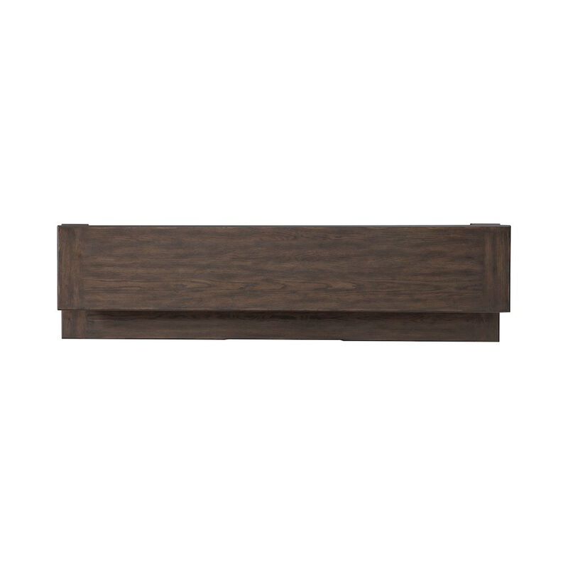Liberty Furniture Console Bar Table Traditional - AC USB Charging Station - Saddle Brown Oak Wood image number 5