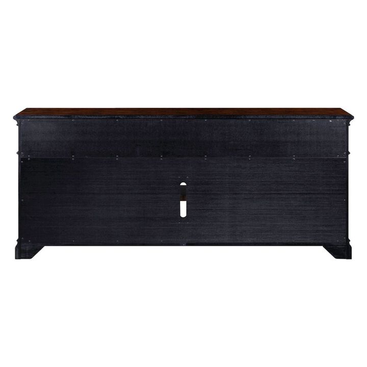 Liberty Furniture Arden Road 84 Inch TV Console for Living Room  - Satin Cherry