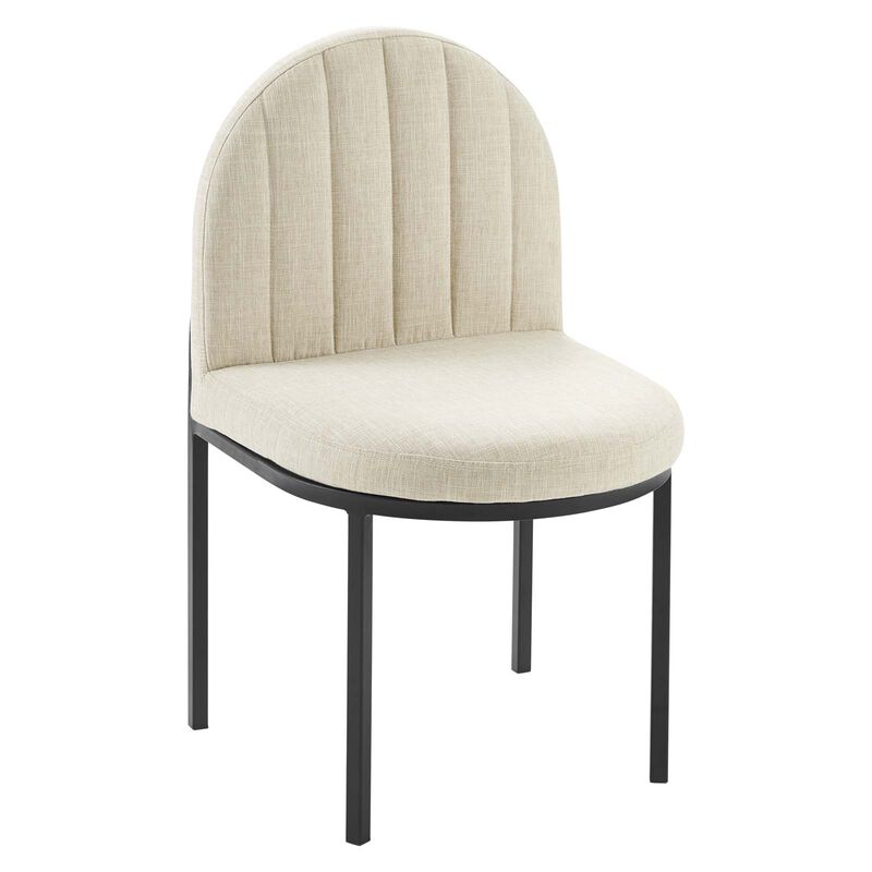 Isla Channel Tufted Upholstered Fabric Dining Side Chair image number 0
