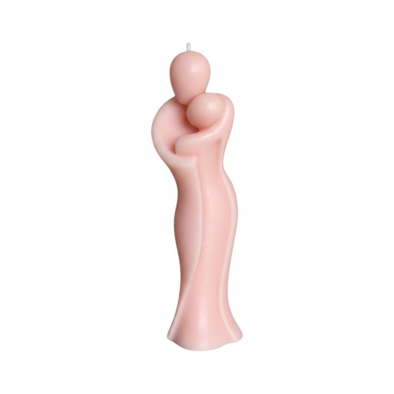 HomeRoots 2" Unscented Mother And Child Dimensional Candle image number 0