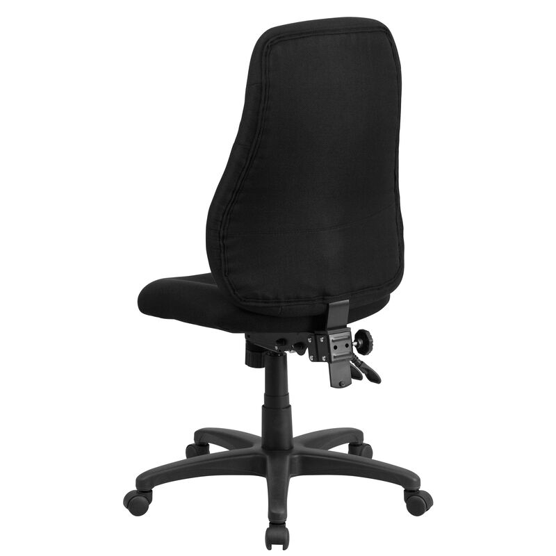 Hughes High Back Fabric Multifunction Swivel Ergonomic Task Office Chair image number 7
