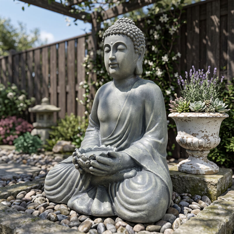 Kebmop Buddha Statue Weatherproof image number 2