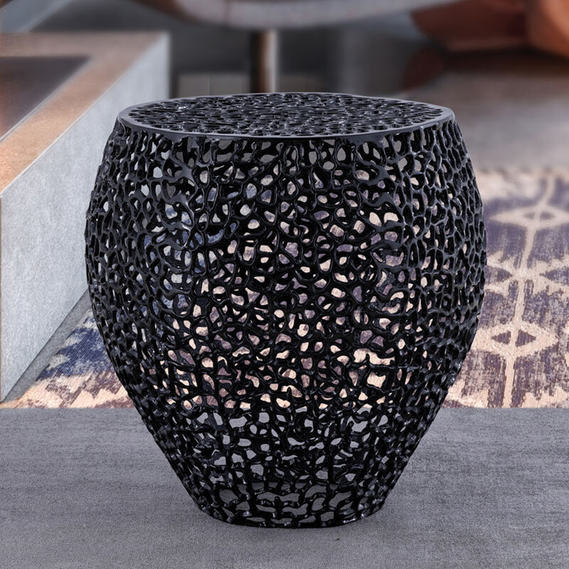 Nuvessique Open-Mesh End Table image number 6