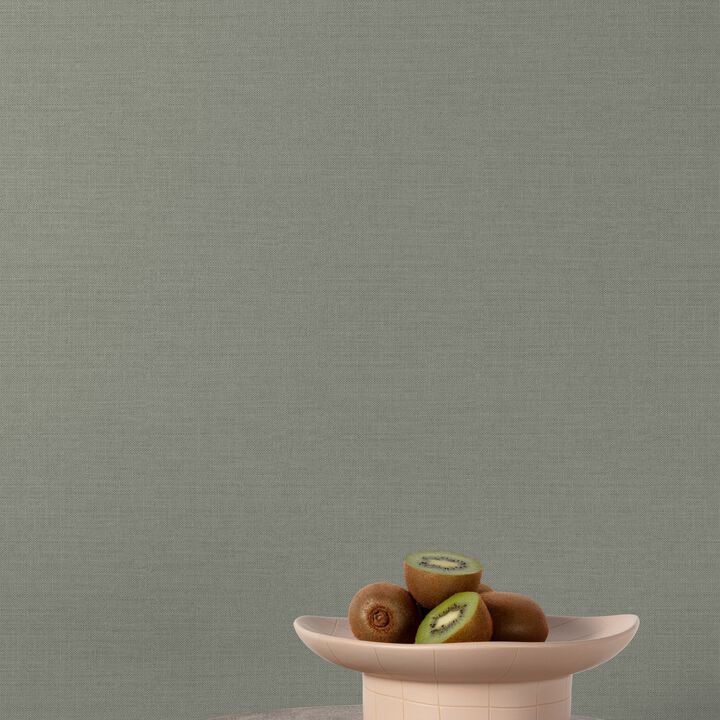 Structured Walls Textile Plain Grey Wallpaper A84924