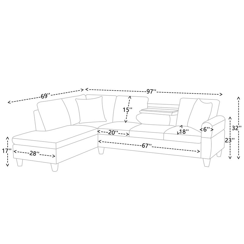 Speho Sectional Sofa image number 4