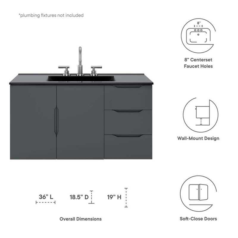 Vitality 36" Bathroom Vanity image number 8