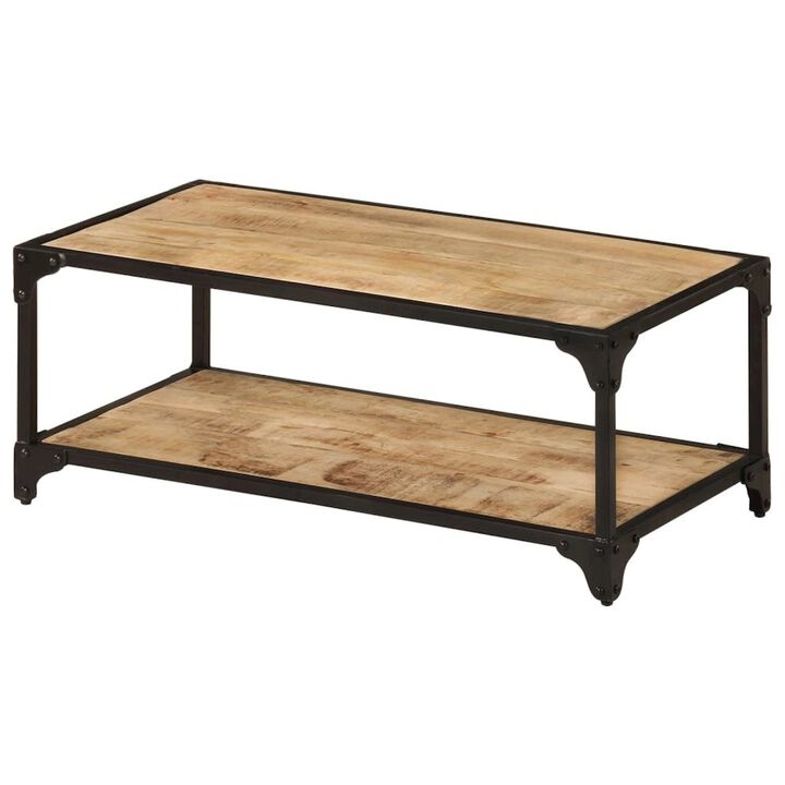 Coffee Table Natural Wood Solid Mango Wood Medium Coffee Table