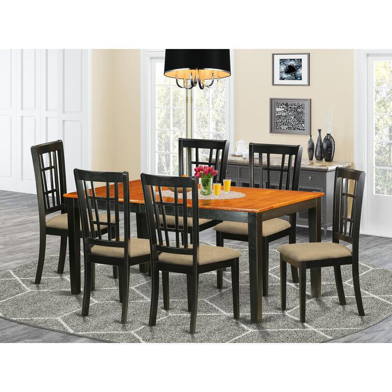 7 Pc Dining room set-Kitchen Tables Plus 6 Kitchen Chairs