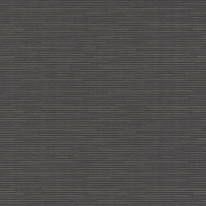 Ribbon Bamboo Black & Silver Metallic Wallpaper