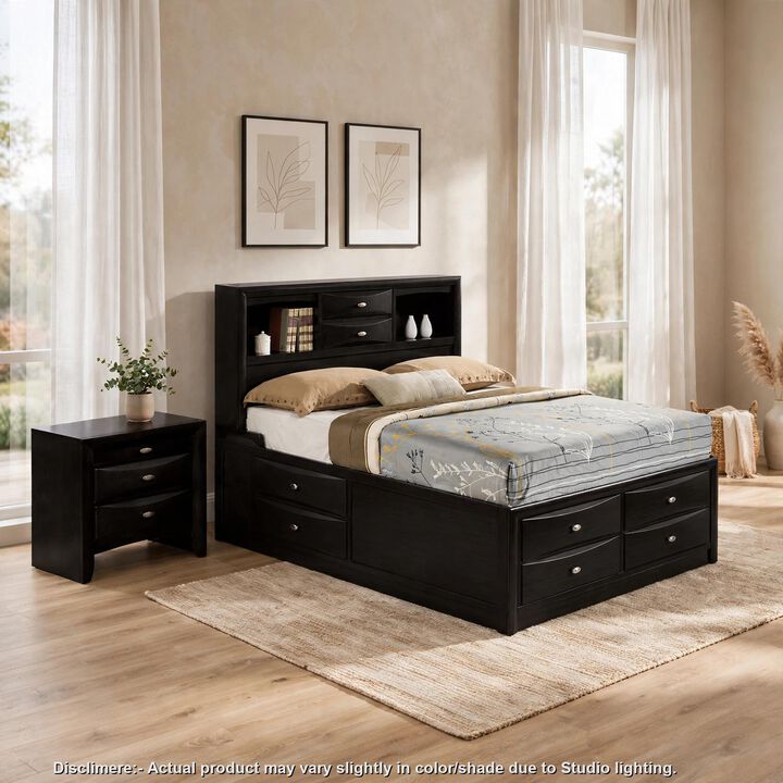 Bedroom Set, 2 Piece Set with Nightstand