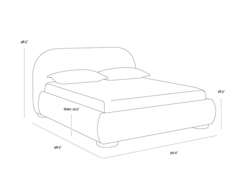Marin King Bed image number 3