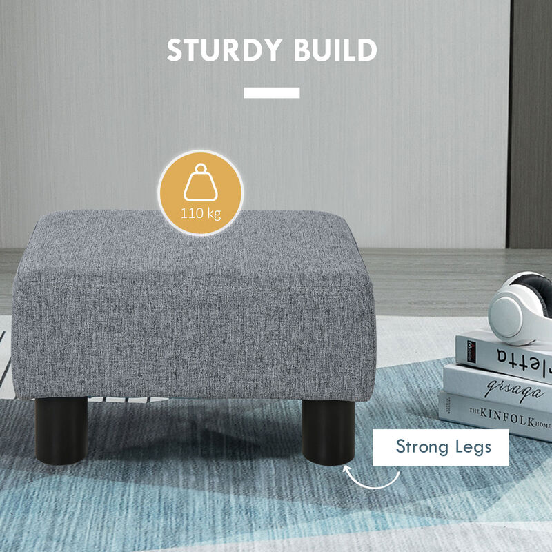 Hivvago Cube Ottoman Foot Stool for Living Room image number 4