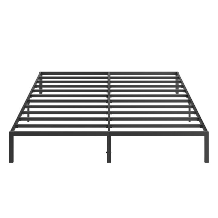 Metal Platform Bed frame, Sturdy Metal Frame, No Box Spring Needed(King)