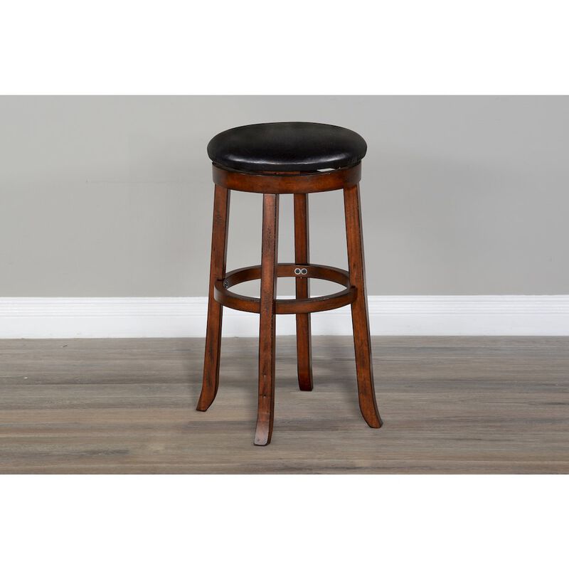 Sunny Designs Bar Swivel Stool, Cushion Seat (Set of 2) image number 1