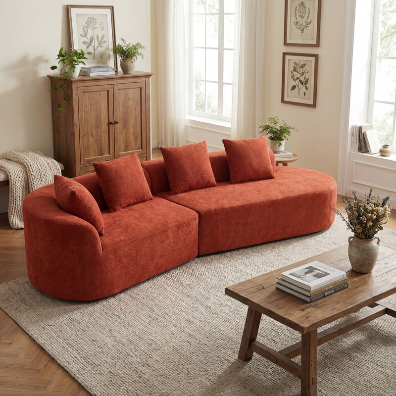 Gastdo  Curved Sectional Sofa image number 1