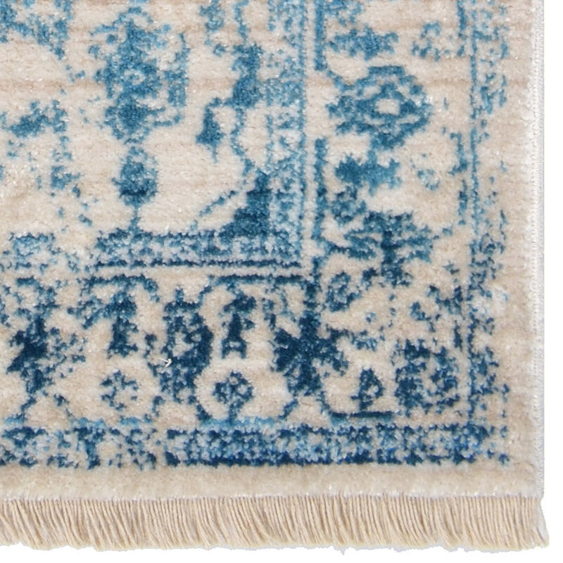 RUGSOTIC CARPETS MACHINE MADE POLYESTER AREA RUGS  - Rectangle Shape, Classic Oriental Traditional  Design, Low Pile Machine Made Area Rugs (M00081) image number 4