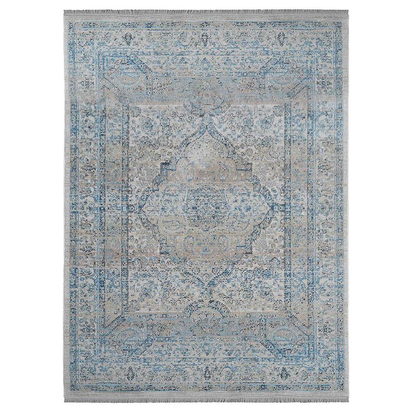 RUGSOTIC CARPETS MACHINE MADE POLYESTER AREA RUGS  - Rectangle Shape, Classic Oriental Traditional  Design, Low Pile Machine Made Area Rugs (M00092) image number 0