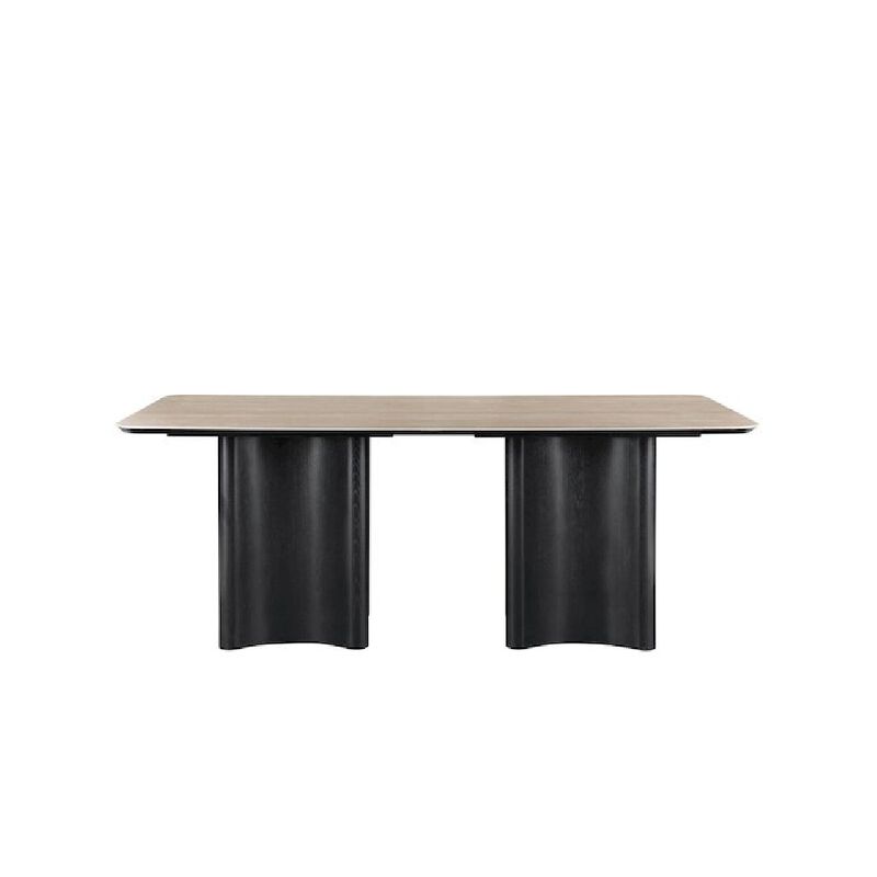Meridian Furniture Corvina Black Oak Veneer Dining Table
