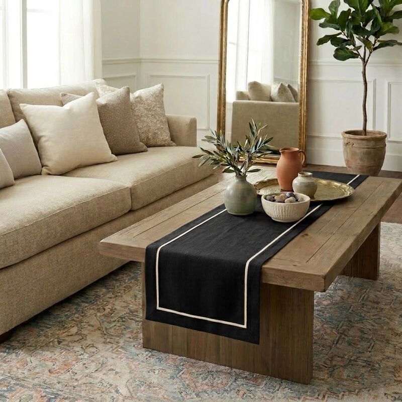 Linen Table Runner image number 2