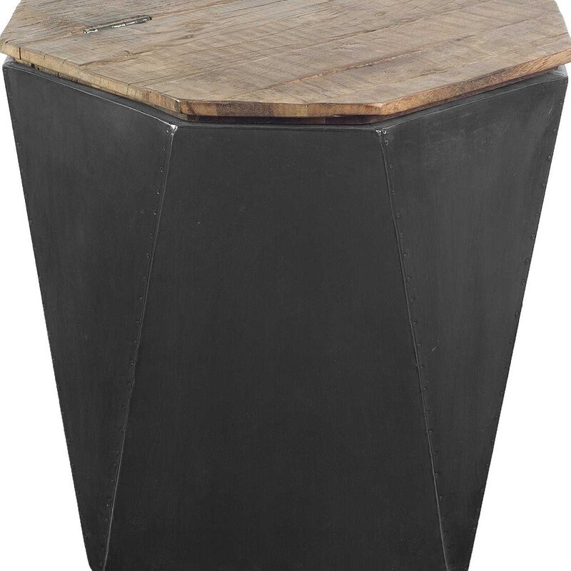Square Solid Wood End Table &ndash; Simple Lines, Strong Presence