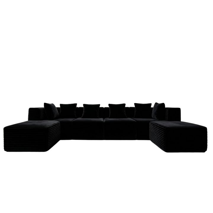 Dulp U-Shaped Boneless Sectional Sofa