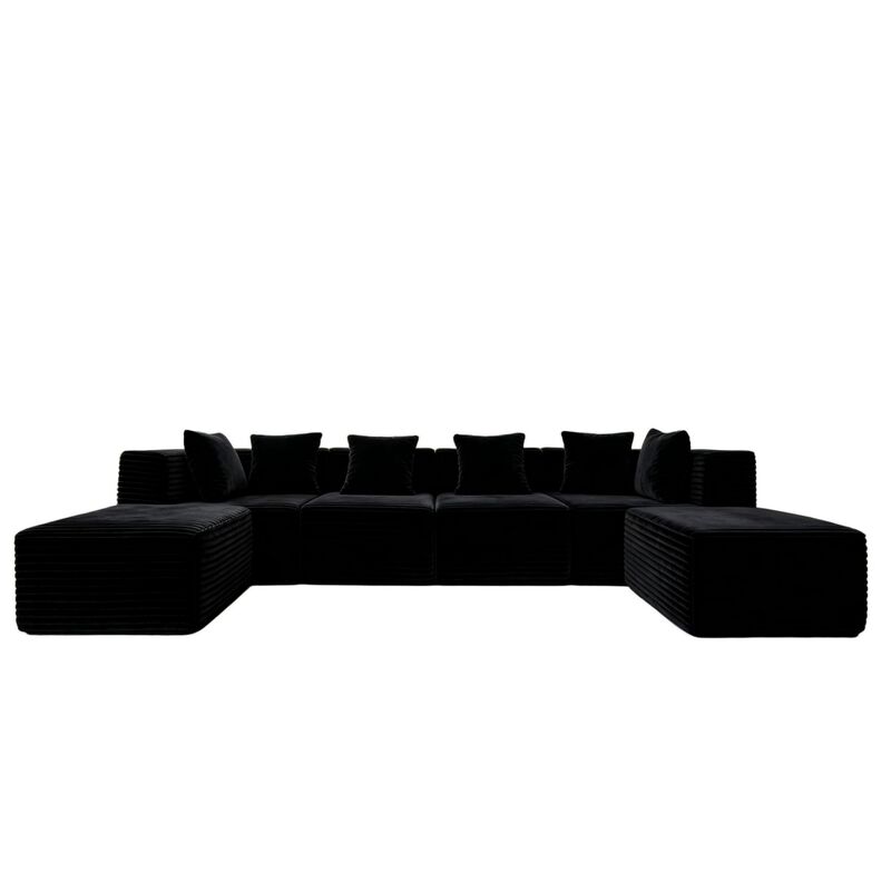Dulp U-Shaped Boneless Sectional Sofa image number 0