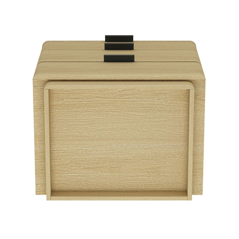 Payton Nightstands with Black (Set of 2)