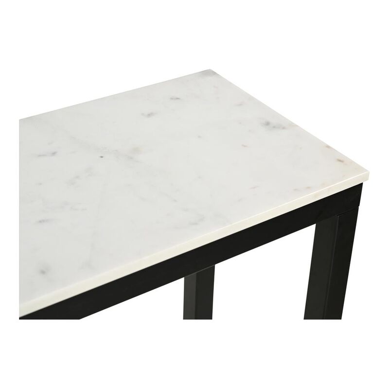Moe’s Parson Console Table White Marble