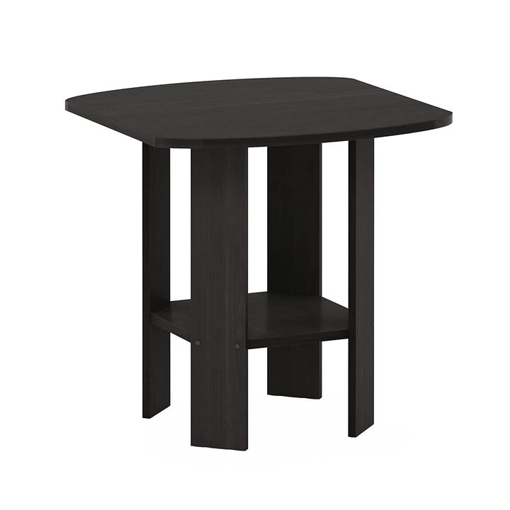 FurinnoFurinno Simple Design End/SideTable, Espresso