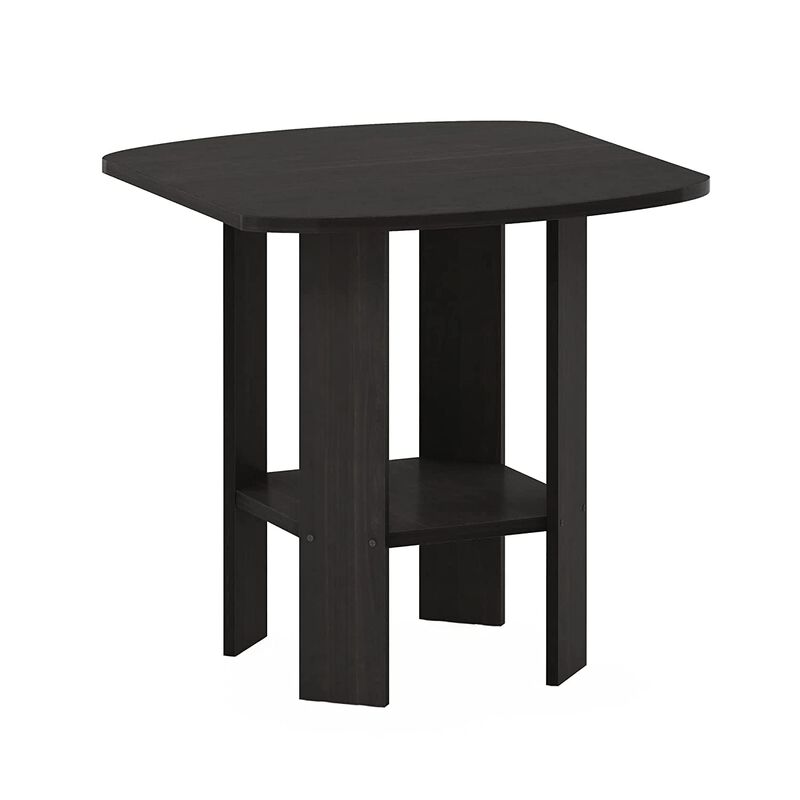 FurinnoFurinno Simple Design End/SideTable, Espresso